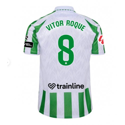 Fotbalové Dres Real Betis Vitor Roque #8 Domácí 2024-25 Krátký Rukáv